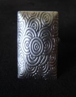 Aparter Silber 925 Fingerring mit stilisiertem Blumendekor