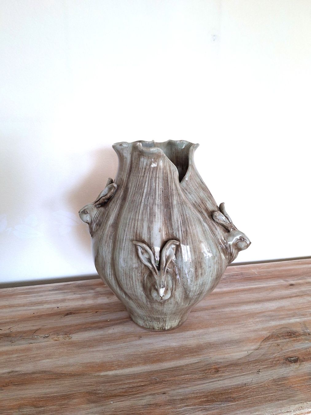 Vasi & Recipienti: Grosse Vase von des Pots mit Hasen – Usato da Erlenbach ZH venduto da Sondeiwendiz 1