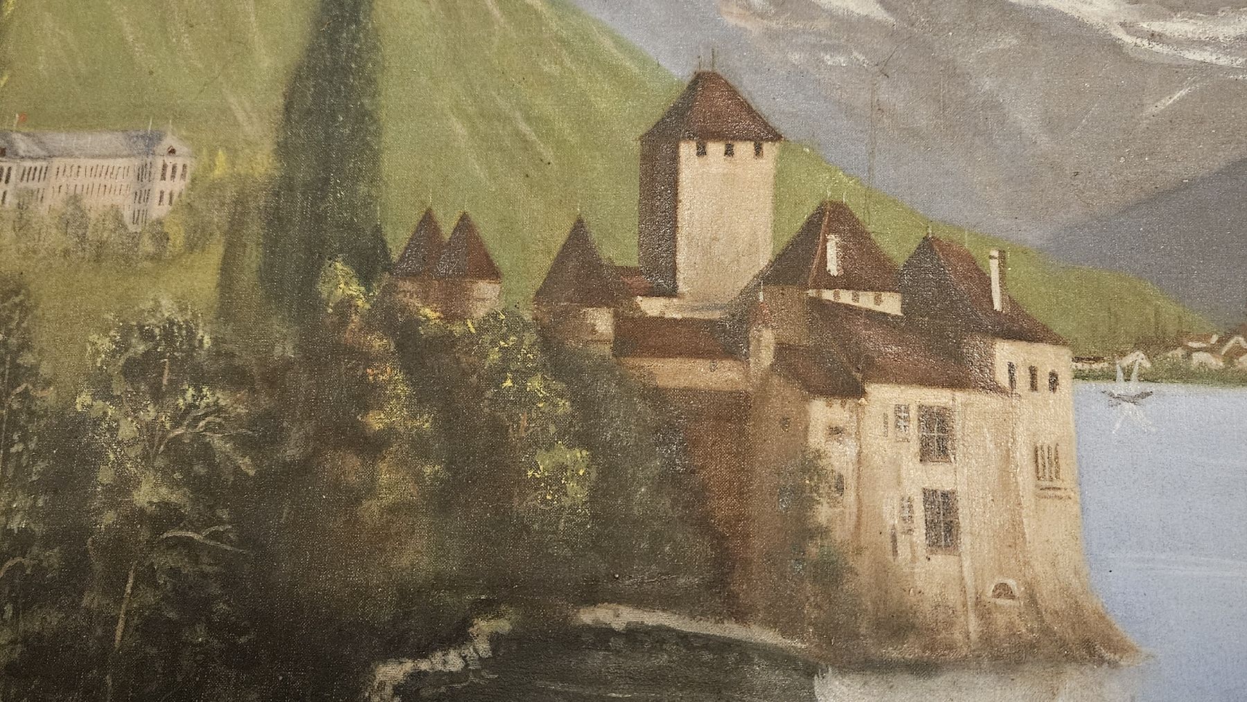 Tableaux: Tableau CHÂTEAU DE CHILLON – D'occasion à Sion par Lapple 1