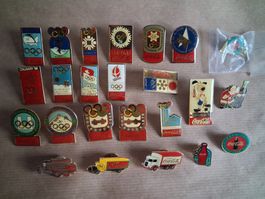 24 verschiedene Pins Coca-Cola 16 Olympiade + Weitere