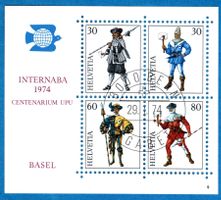 5 Stk.  INTERNABA  1974   Basel        gestempelt  Ersttag