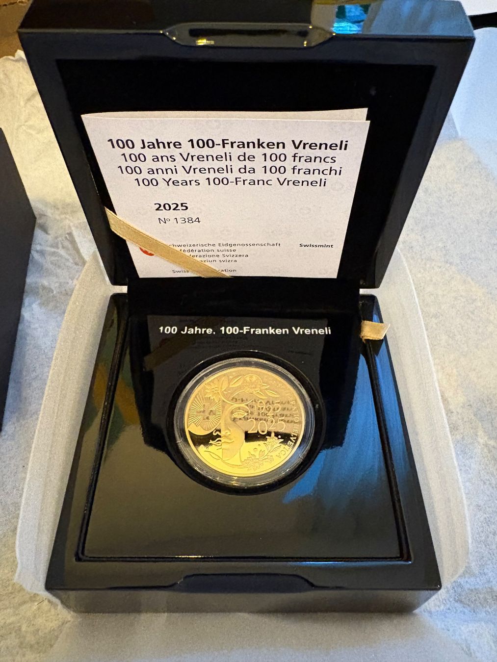 Goldvreneli 100 Fr., 2025 (Gebraucht) in Bern für CHF 10480 – mit Lieferung  auf Ricardo kaufen