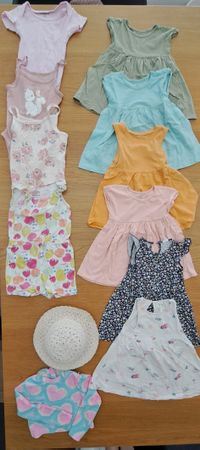 Lot habits été fille 18-24 mois 81-92cm