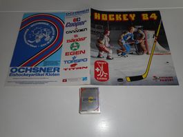 Panini Album Hockey 84/1984 Leeralbum + 119 Sticker lose