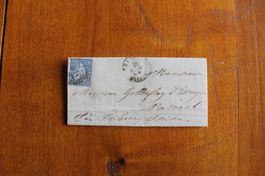 1866 Faltbrief mit Inhalt ab Fribourg n Romont