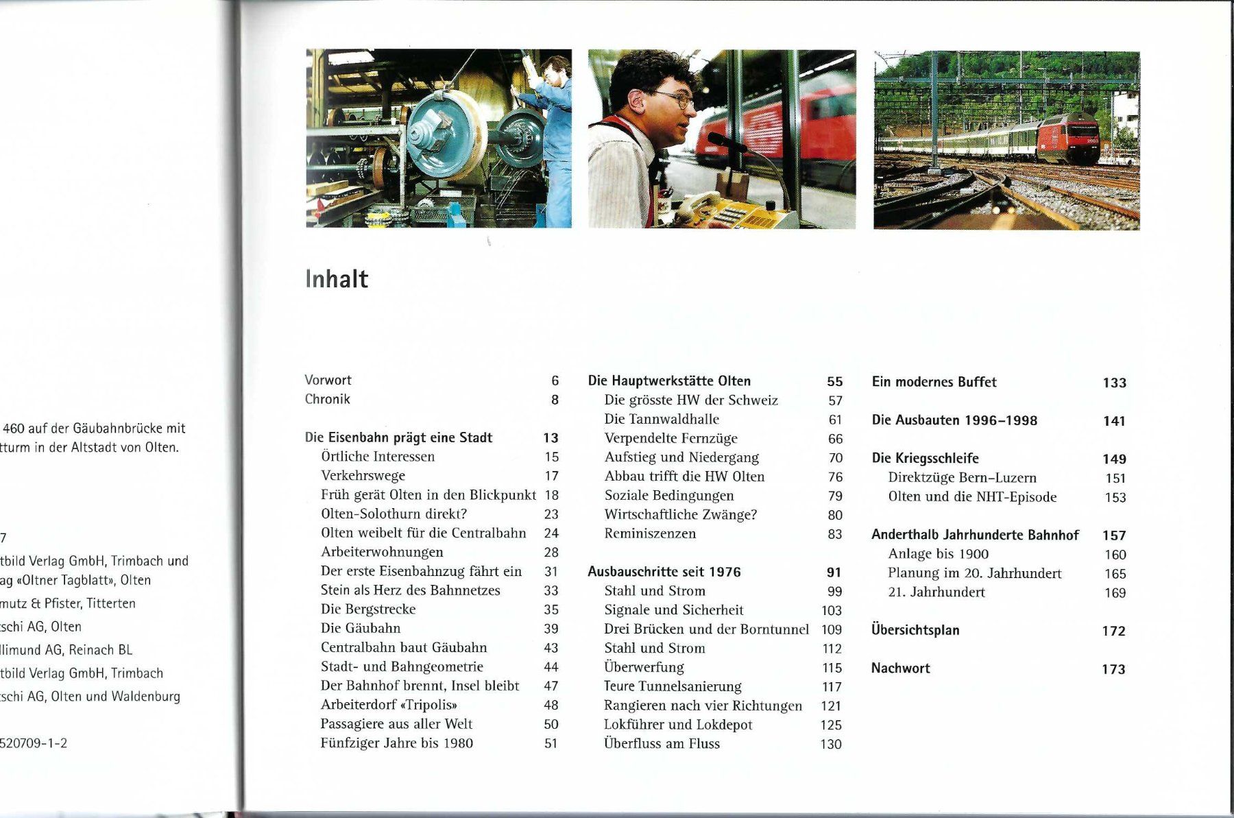 Libri: Eisenbahnstadt Olten. – Usato da Horw venduto da SwissSteamMemories 1