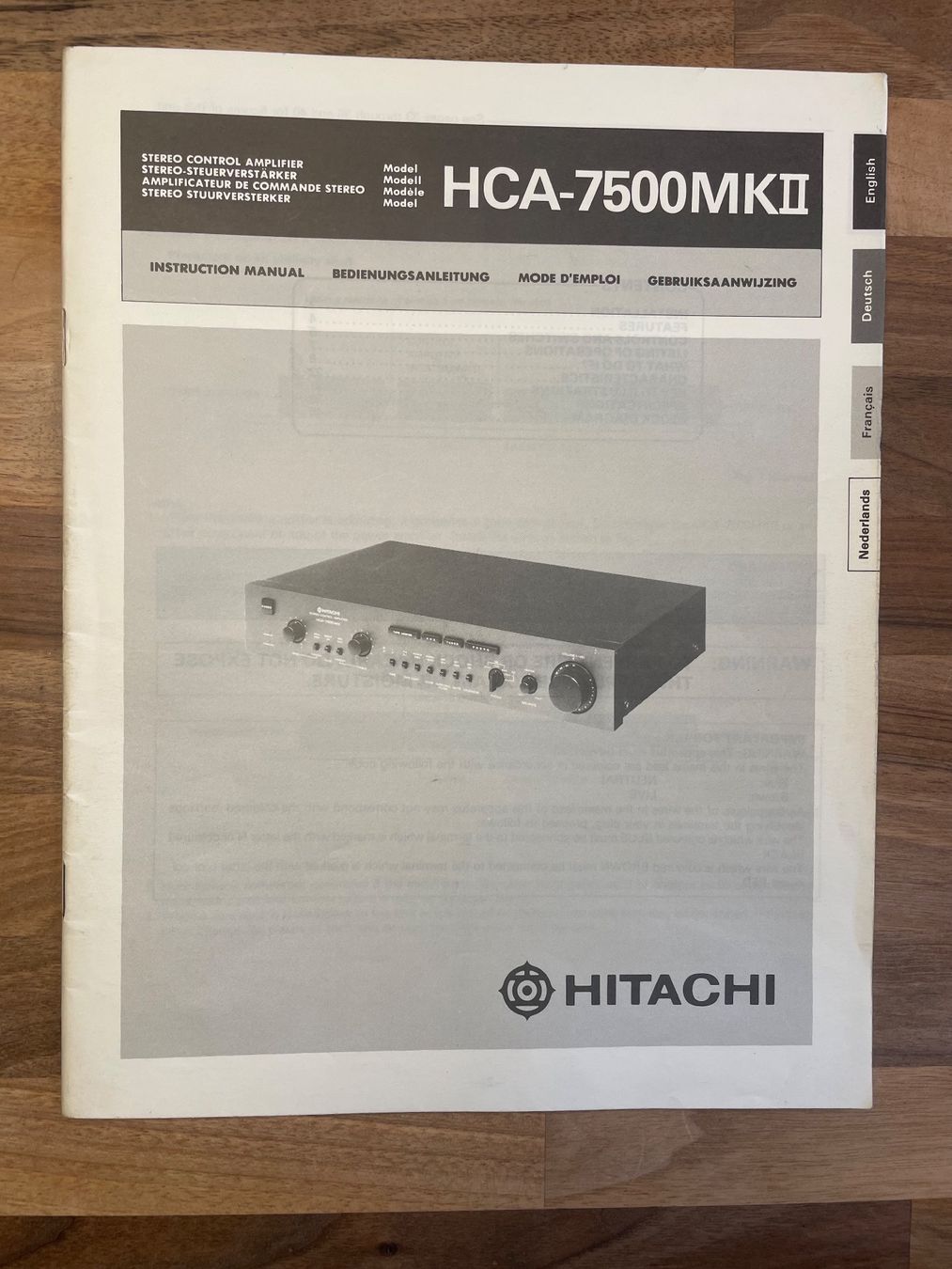 Hitachi Amplificatori: HITACHI Vor-Endstufe 7500 MK II – Usato da Rupperswil venduto da Abcsale 5