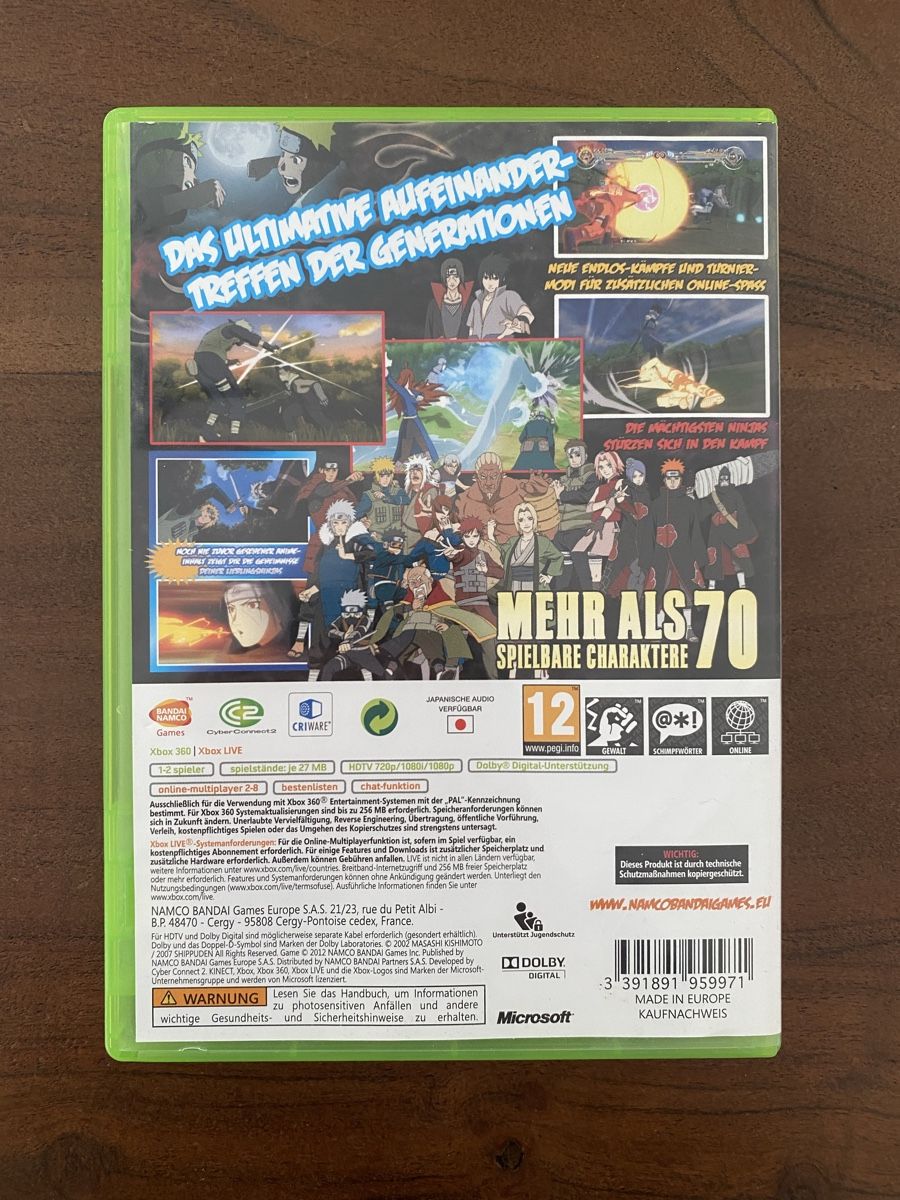 Microsoft Giochi: Naruto Ultimate Ninja Storm Generations für Xbox 360 – Usato da Thunstetten venduto da Virus_33 2