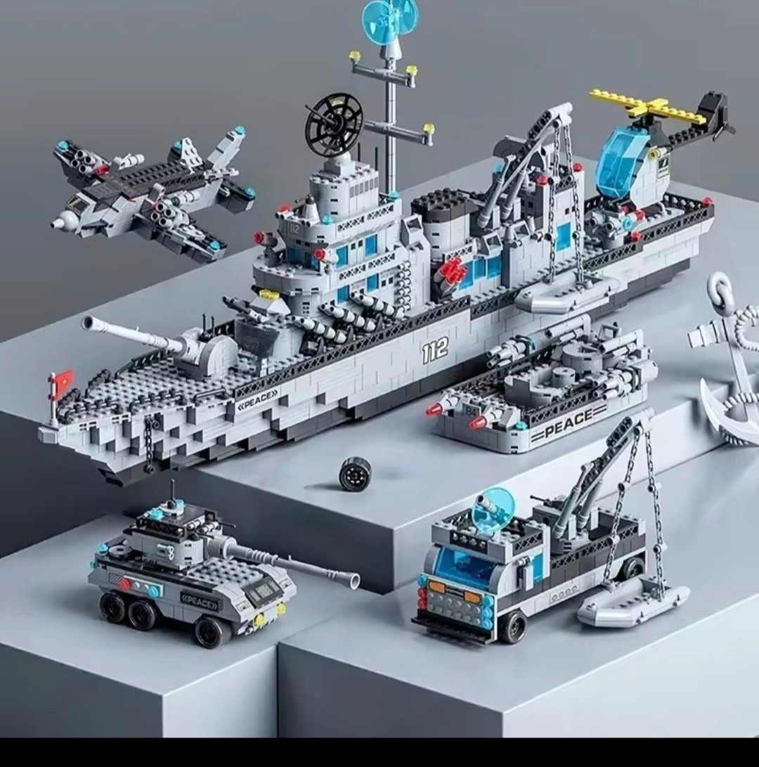 Lego Giocattoli: Lego imitat militär Schiff gross – Usato da halden venduto da ore_dbn5