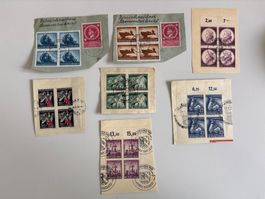 Lot Blöcke Deutsches Reich mit Sonderstempel