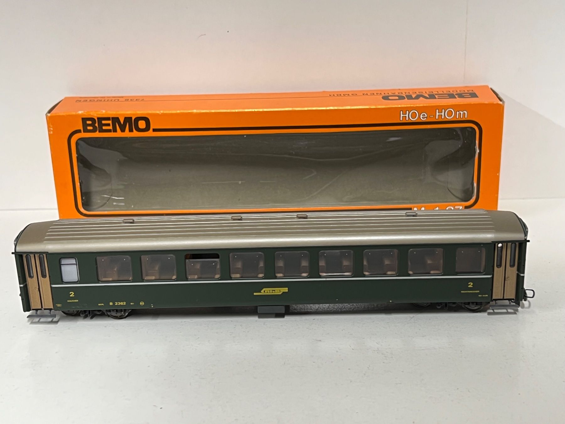Bemo Modellini di ferrovie: Bemo 3250  RhB B 2362  Personenwagen – Nuovo (secondo la descrizione) da Geroldswil venduto da TopTrain54 1