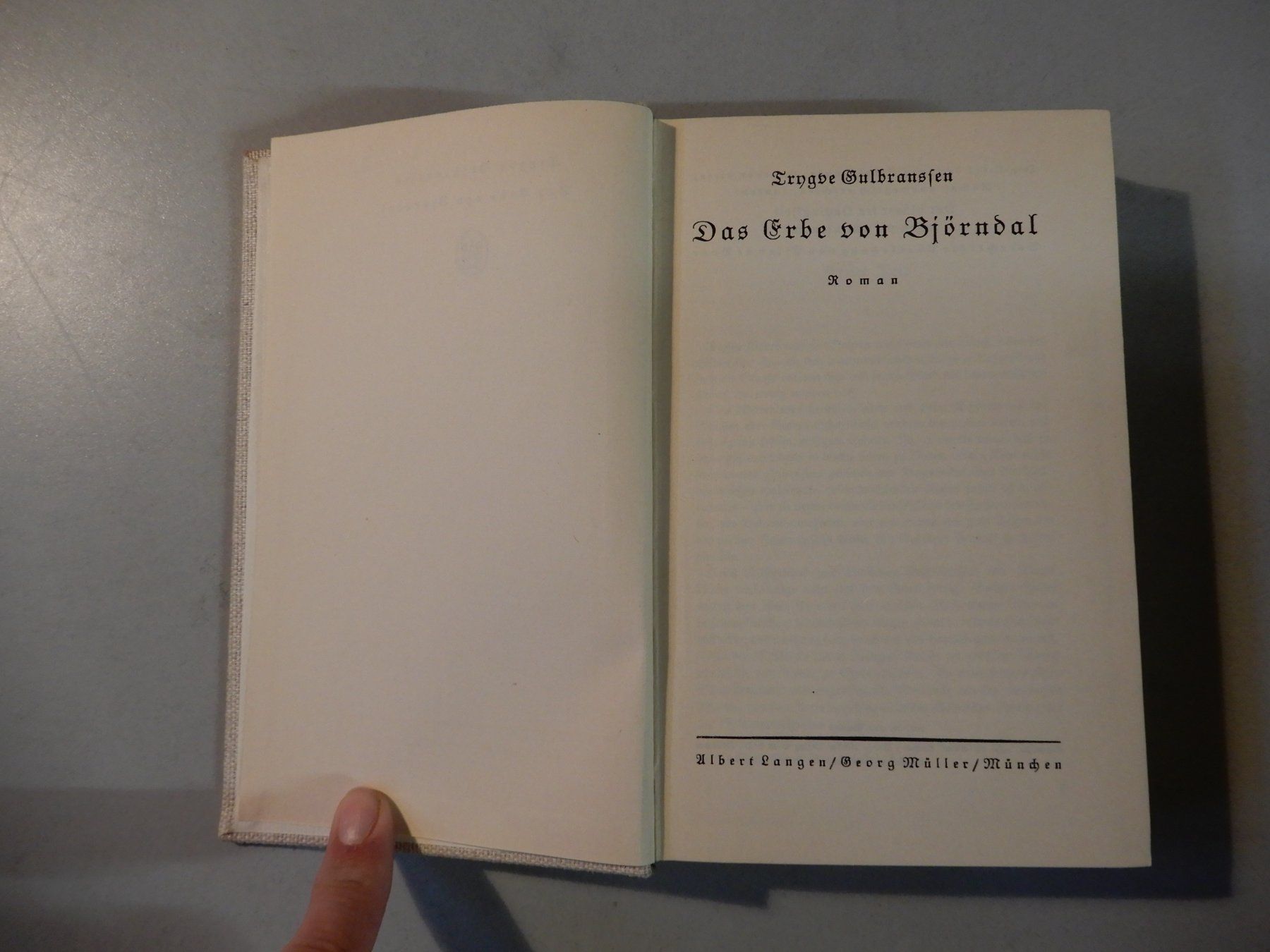 Libri: Trygve Gulbranssen, Das Erbe von Björndal – Usato da Erstfeld venduto da Mario_boe0 1