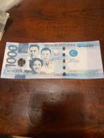 Philippine Peso Billet 1000 NEUF - idée cadeau originale!