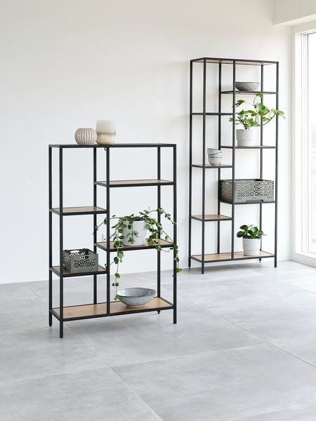 Scaffali: Regal TRAPPEDAL 7 Regale schwarz/Eiche warm – Nuovo (secondo la descrizione) da Bern venduto da jp62 2