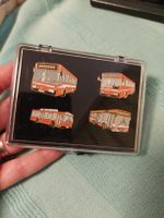 4 Bus Anstecker / Pins Sammler Rarität 🚍🇨🇭