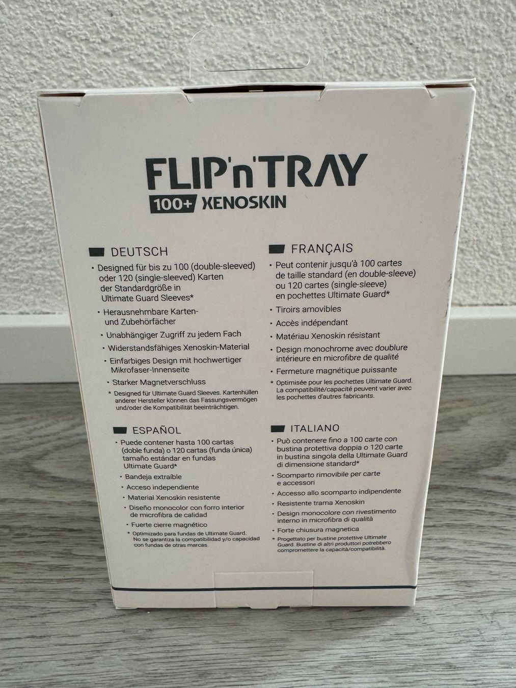 Magic The Gathering Sammelbilder & Trading cards: Ultimate Guard Flip'n'Tray 100+ Xenoskin Schwarz – Neu und originalverpackt aus Weinfelden von Yenaris 2