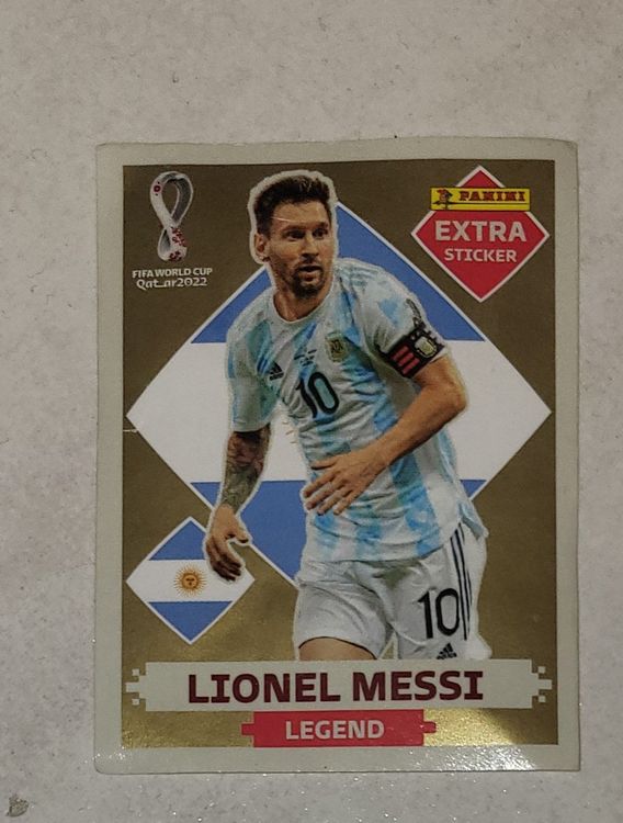 Messi Extra Sticker Gold | Kaufen auf Ricardo