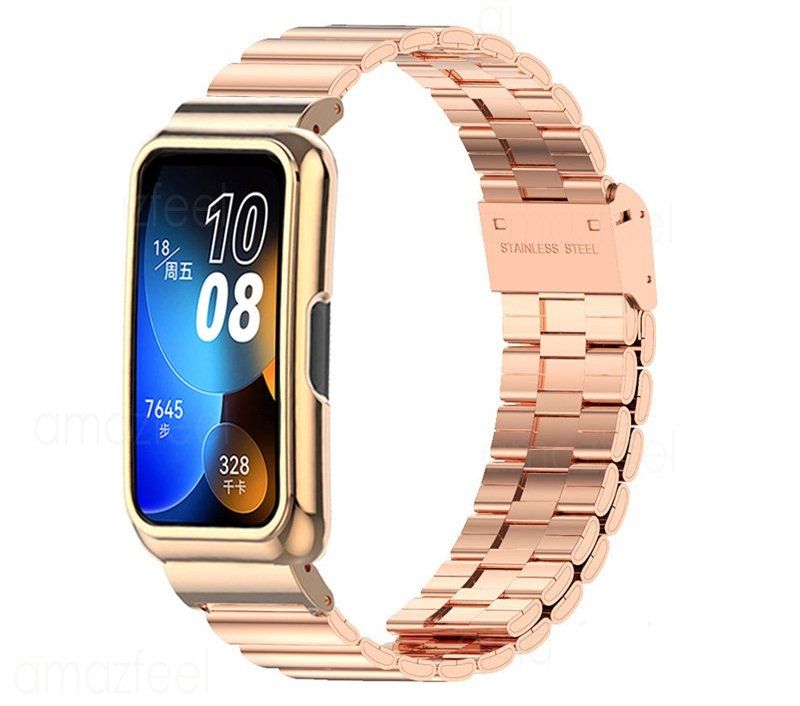 Huawei Smartwatch: Armband Bande Edelstahl Inox für Huawei Band 6 7 8 9 10 – Neu und originalverpackt aus Lausanne von WATCH-WORLD 2