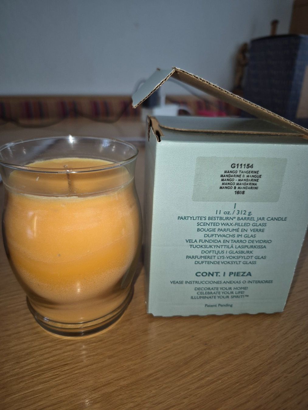 Partylite Candele: Partylite Duftwachsglas Mango Mandarine – Nuovo (secondo la descrizione) da Buttikon SZ venduto da sefa02 4