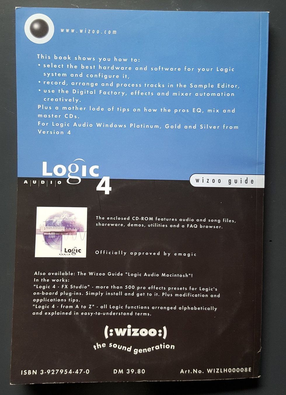 Libri: Logic Audio Windows Logic 4 with CD-ROM in English – Nuovo (secondo la descrizione) da Unterseen venduto da bongmarley 1