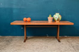 Table basse réglable design scandinave années 70