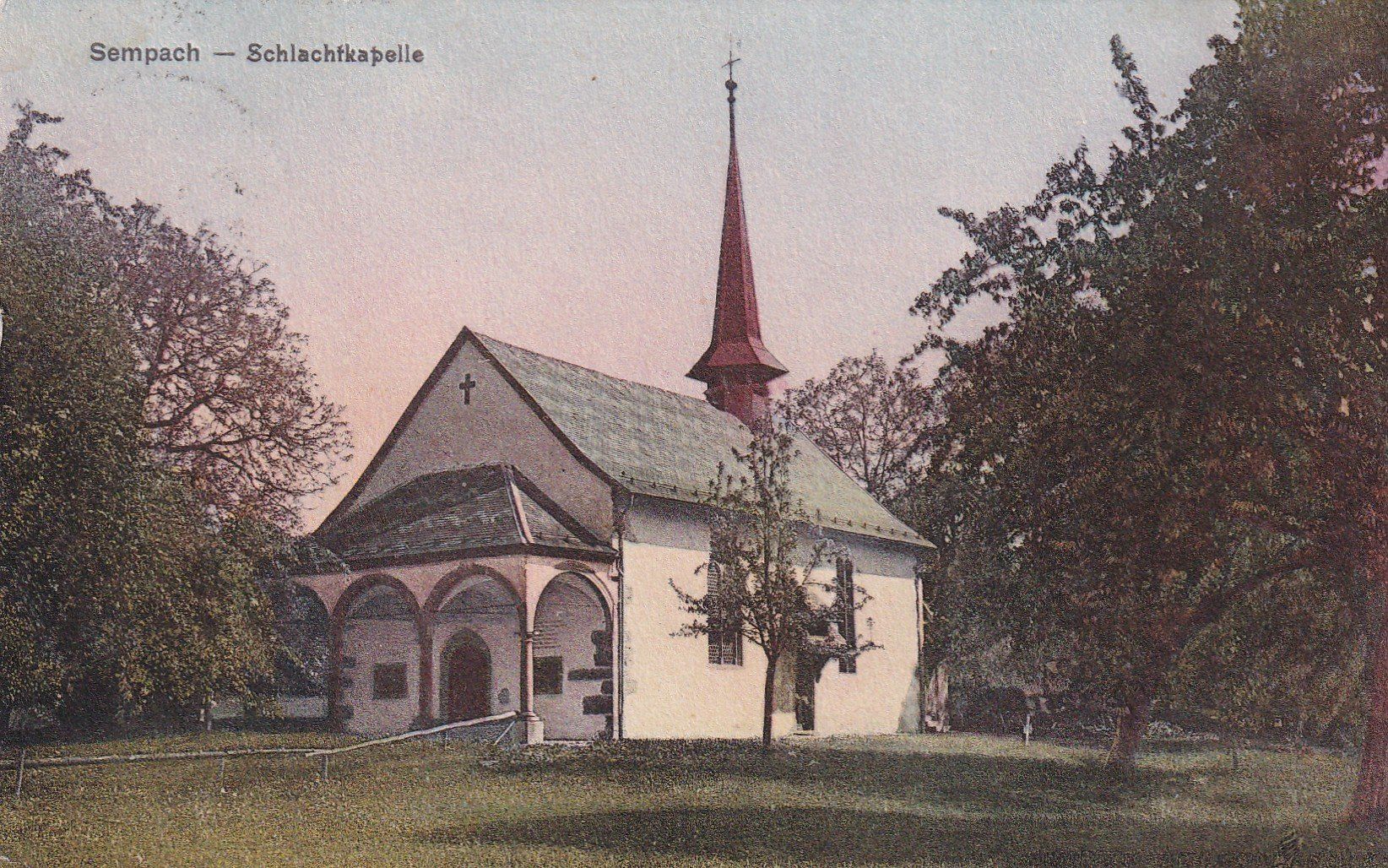 Cartoline postali: Sempach - Schlachtkapelle 1911 – Usato da Cormoret venduto da Pascalll2001