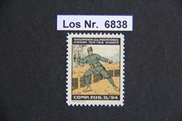 1. Weltkrieg-Marke 2. Division                      Los 6838