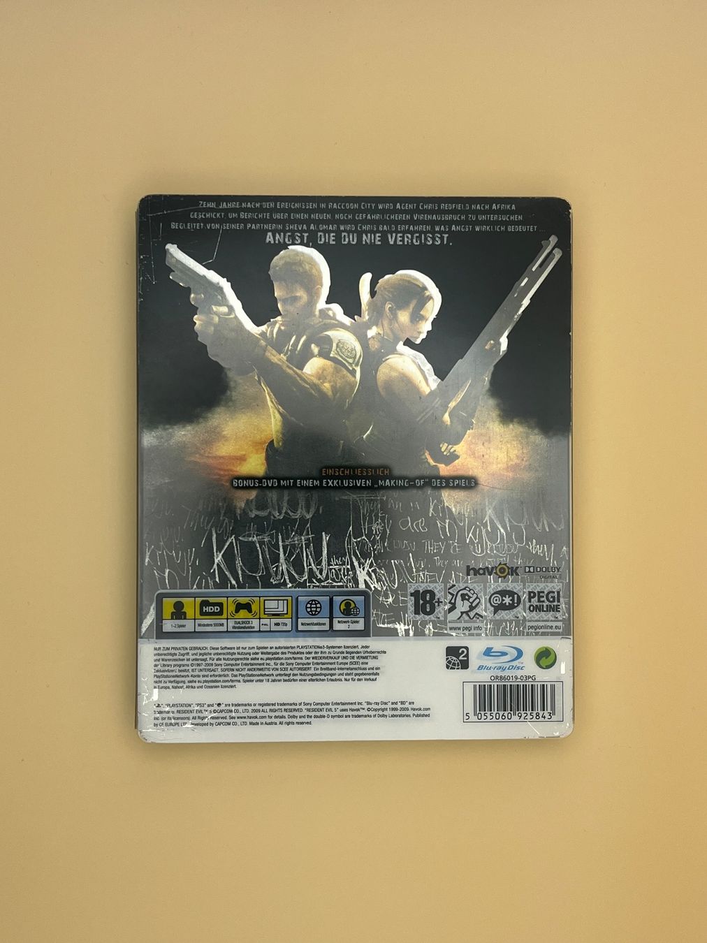 Sony Giochi: PS3 / Resident Evil 5 / Steelbook – Usato da Kölliken venduto da sergesellsretro 1