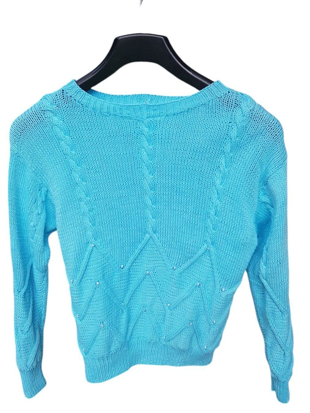 Maglioni & Felpe: Pullover Garn Vintage türkis – Usato da Mörschwil venduto da wunderkiste44