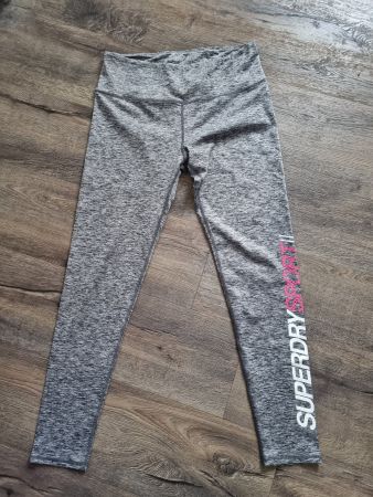 Superdry Leggins Grau,  1x getragen . L