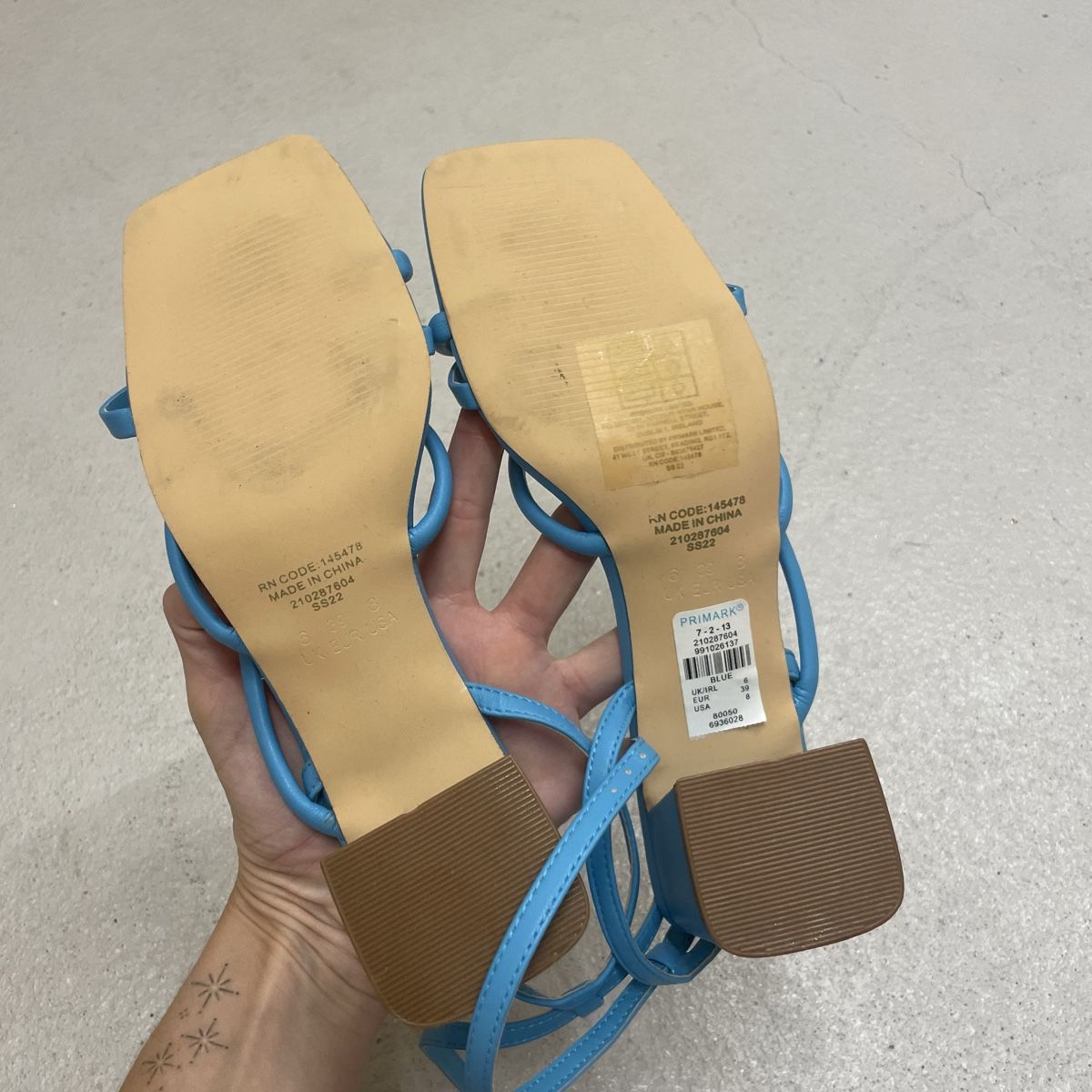 Damenschuhe: Sandalen blau Grösse 39 neu – Neu (gemäss Beschreibung) aus Utzenstorf von beatrice.ch 3