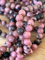 Strang echte Rhodochrosit Kugeln 4 mm