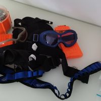 Nerf: Battle-Ausrüstung (Brillen, Patronengürtel, Patronen)