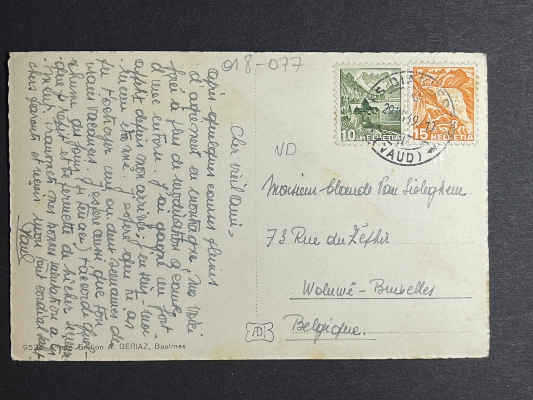 Cartes postales: Massif des Diablerets – D'occasion à Steg VS par _vinci_ 1