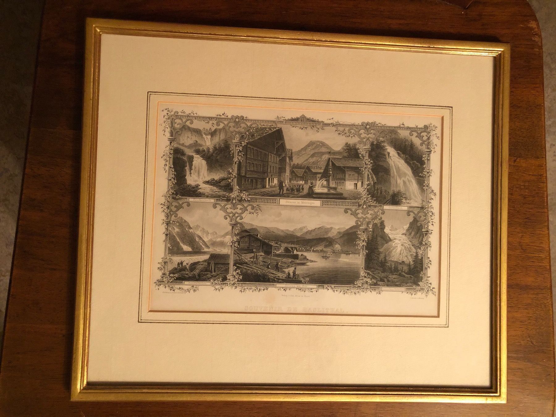 Poster & Bilder: Souvenir von Haslithal. Um 1870. – Gebraucht aus Wald ZH von mlnt 2