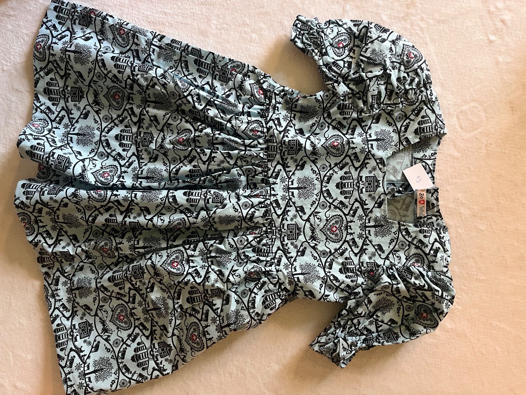 Vestiti & Gonne: 1 Kinderkleid selbst genäht – Nuovo e nell'imballaggio originale da Büsserach venduto da bor_s88m