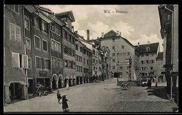 AK Wil, Hofplatz mit Hofbrauerei