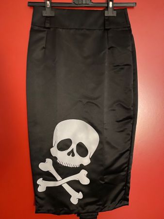 Pinup Bleistiftrock „Totenkopf“
