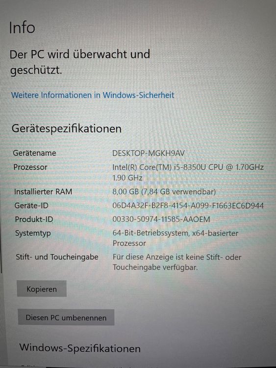 Lenovo ThinkPad T480s Laptop, top Zustand! 10