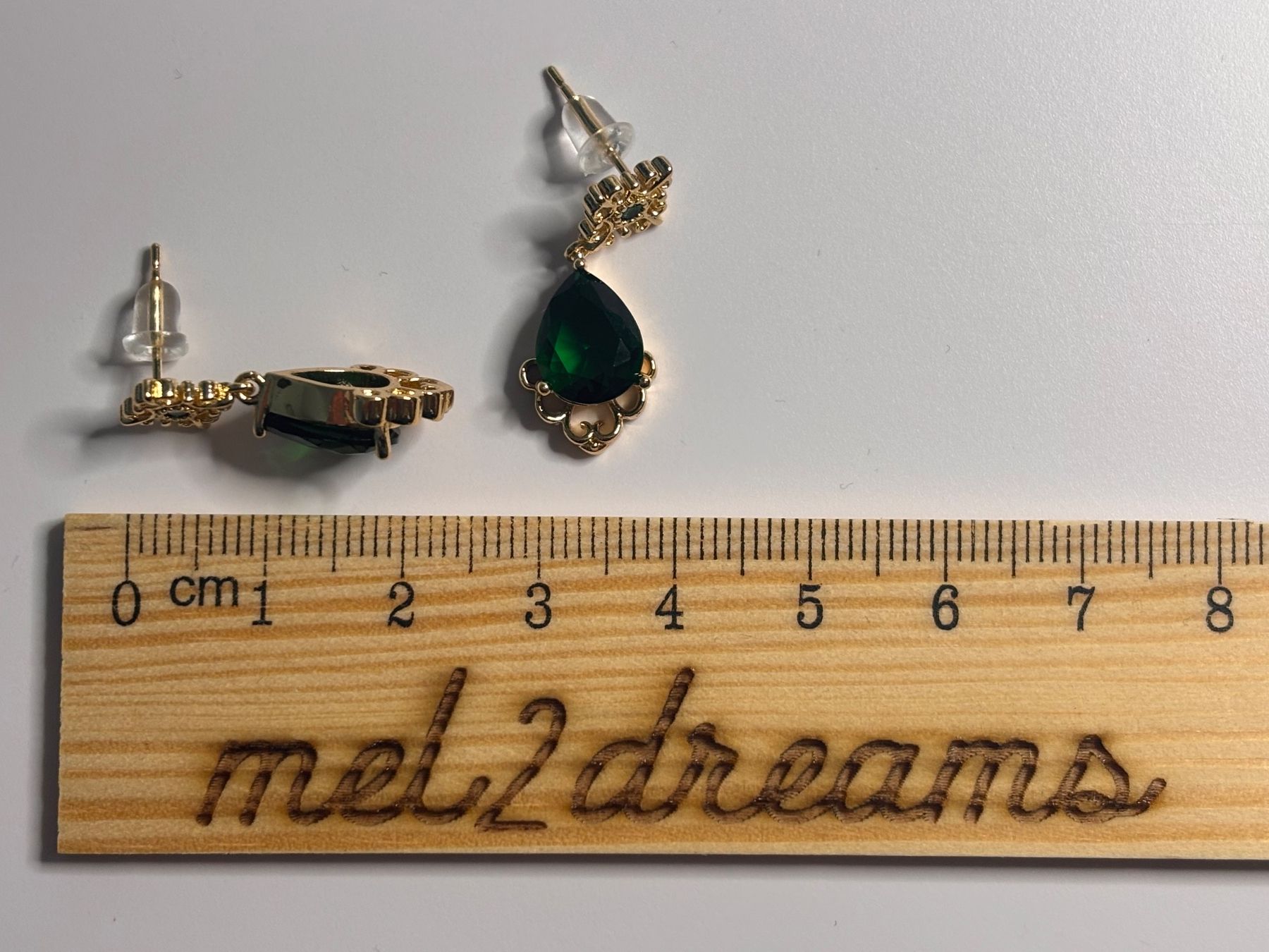 Ohrringe & -stecker: Boucles d'oreille pierre émeraude – Neu (gemäss Beschreibung) aus Lausanne von mel2dreams 3