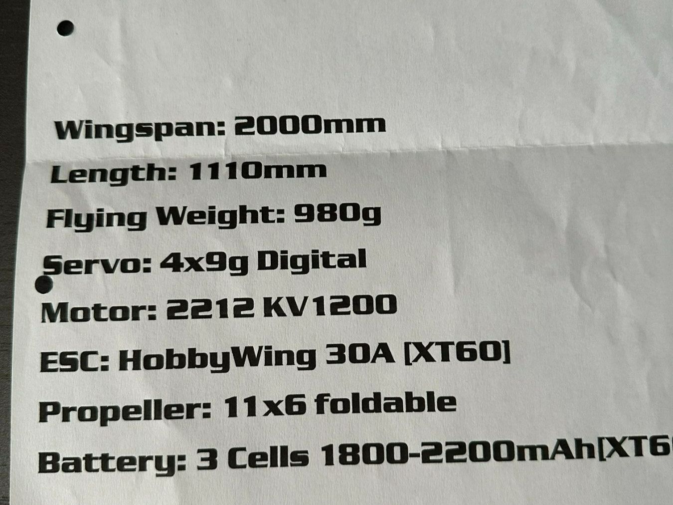 RC Modellbau: Skynetic Andes 2000 Elektrosegler – Gebraucht aus Wohlen AG von opavonlukas 1