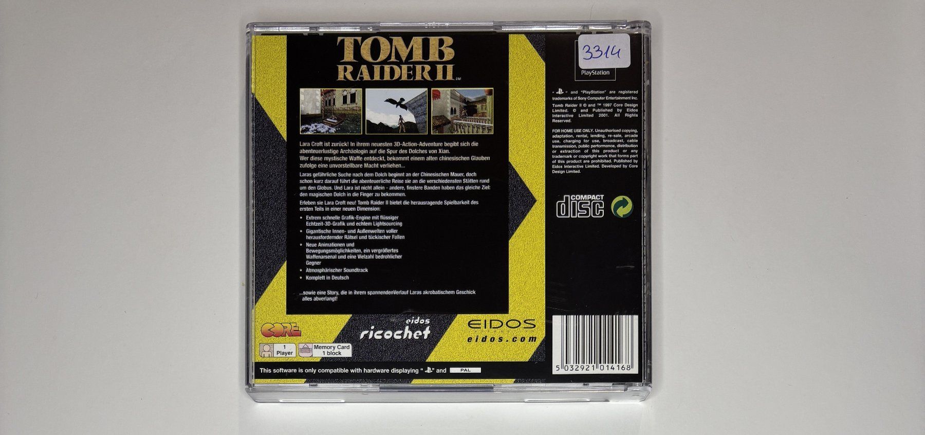 Sony Giochi: PS1 - Tomb Raider II – Usato da Allschwil venduto da Bullach 2