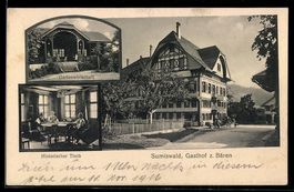 Sumiswald, Gasthof zum Bären mit Strass