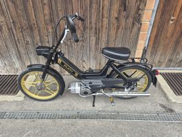 Puch Maxi N 7501 schwarz/gold Neuaufbau mit Ausweis/Vig 26