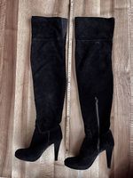 Wildleder Stiefel Overknee Gr 39
