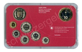 SET de monnaie suisse de 2019 non circulé Fleur de coin