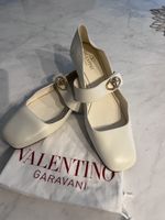 VALENTINO GARAVANI Mary-Jane-Ballerinas VLogo Gr.41 aus Led