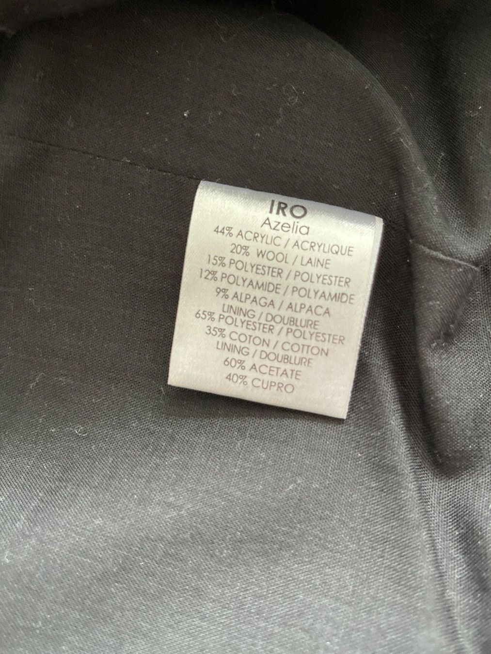 Iro Jacken: Veste Iro – Neu und originalverpackt aus Commugny von j1976 2
