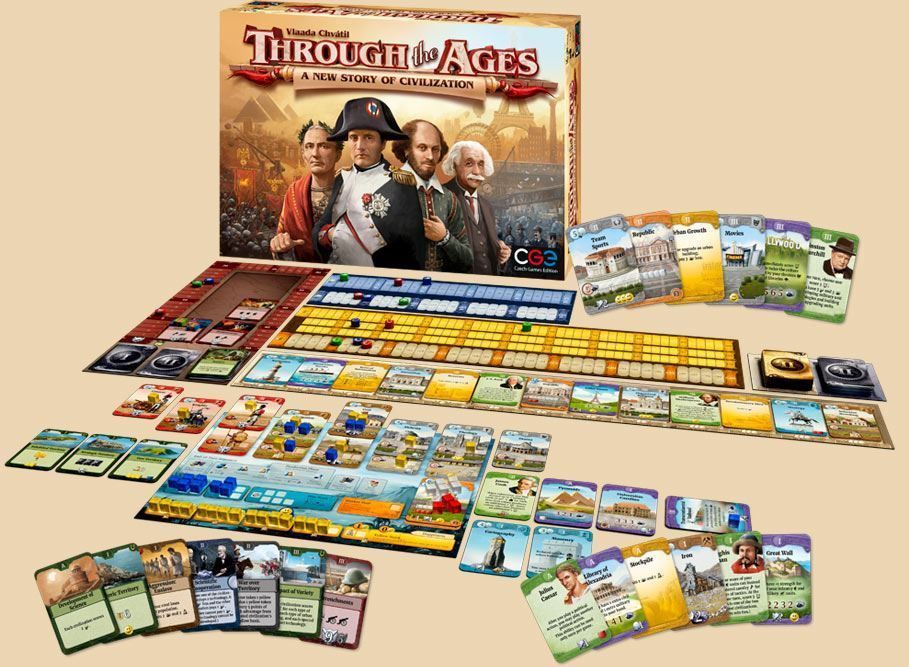 Giochi: Through the Ages Brettspiel EN – Nuovo e nell'imballaggio originale da Chur venduto da mojobox 1