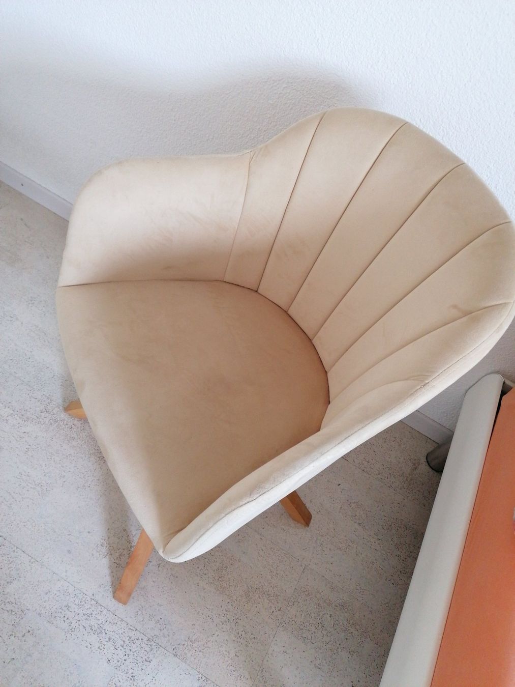 Poltrone: Sessel beige velour – Usato da Kaltbrunn venduto da Pitschifan